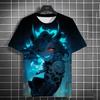 Cartoon Tattoo Girl Pattern Men's T-Shirt 3d Printed Oversized Sweatshirt For Men Bad Girl Harajuku Top Short Sleeve T Shirts