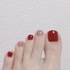 Toe Nail Patches & Foot Gel Polish: False Nails & Stickers for Manicure
