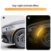 2Pcs Reflective Car Wheel Arches Safety Warning Sticker Mark Car Stickers Tape Reflective Strips Exterior Accessories