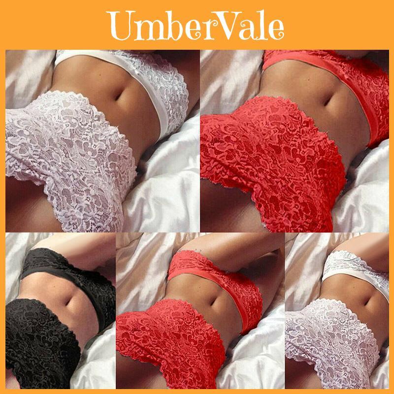 Lingerie Womens Sexy Lace Top Bra Ladies Thong Underwear Set Sleepwear Nightwear