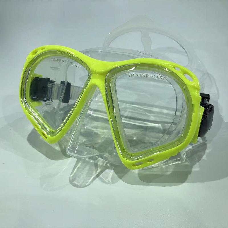 Silicone mask Tempered glass diving goggles Diving mask