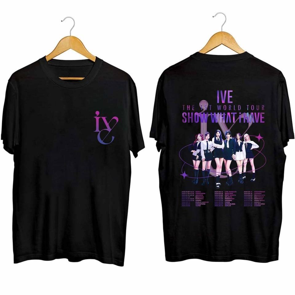 Ive The 1st World Tour 2024 Shirt Ive Show What I Have World Tour 2024 Shirt S
