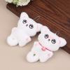 1Pcs White Siamese Kitten Stuffed Doll Backpack Decor Squeaky Bell Kitten Plush Keychain Pendant Schoolbag Ornament Gift