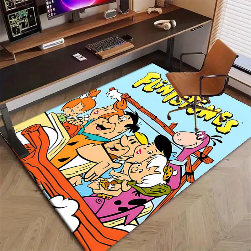 1pc Flintstone Design Printed Area Rug Carpet for Bedroom Living Room Home Decor Rugs Mat Non Slip Mat Rug for Bedside