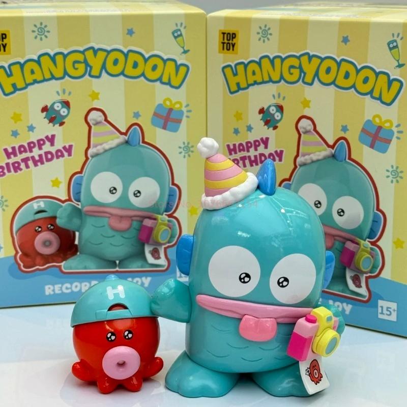 Original Sanrio Charaktere Hangyodon Happy Birthday Serie Trendiges Spielzeug Blind Box Ornamente Cartoon Niedlich Kindergeschenke