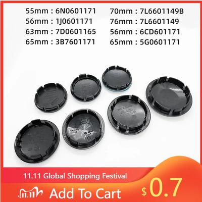 For VW Hot 2025 New 4pcs 63mm 56mm 65mm 70mm Car Styling Wheel Center Cap Hub Covers Badge Accessories For VW Volkswagen Golf 3B