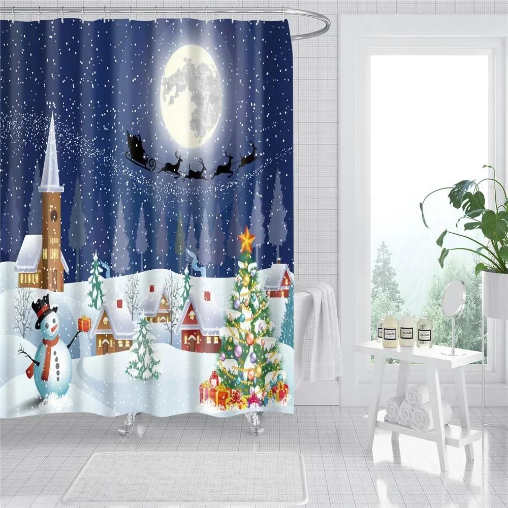 

Космическая Галактика Занавеска для душа - Яркие Космические и Цветочные Дизайны для Уникального Декора Ванной Комнаты, Водонепроницаемая, Легкий Уход и Экологичная W90XH180cm