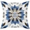 Blue - toned Floral Elegance PillowcasesLiving room sofa cushion cover, soft and comfortable, bedroom room decoration