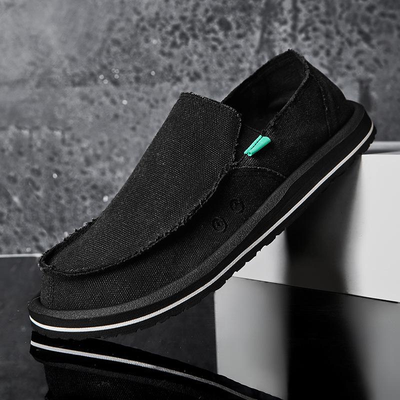 Fashion High-quality Men's Shoes,Breathable Canvas Shoes,lightweight Soft Soled Handmade Cloth Shoe,summer Casual Shoes Zapatos Casuales