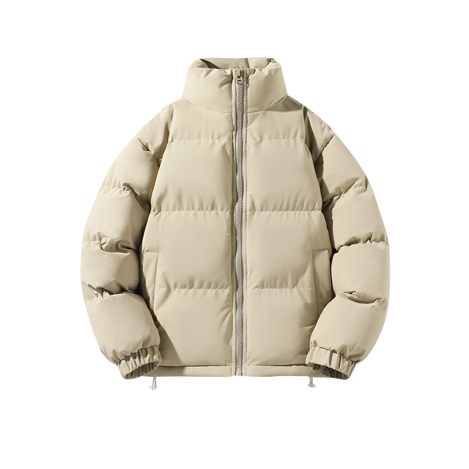 

Зимнее пальто, теплое облегающее толстое пальто, повседневная куртка, верхняя одежда, верхняя блузка L хаки