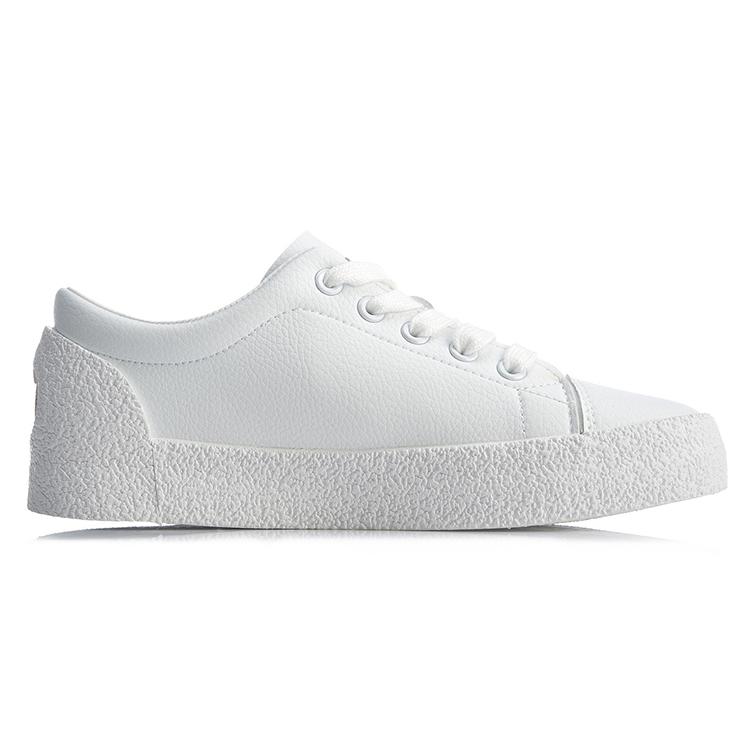 Li Ning Skateboard Shoes Women's Low top White AGCQ136-2