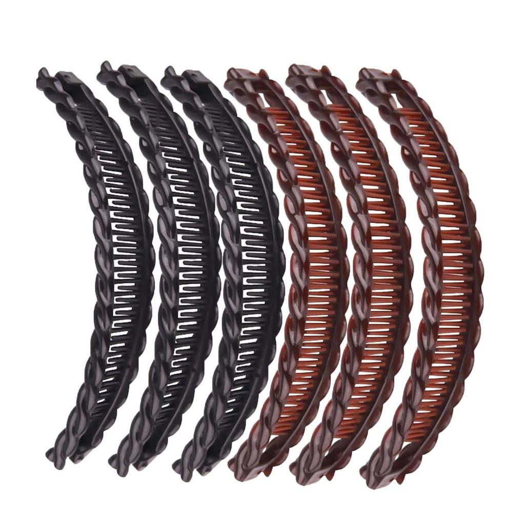 European & American Fashion Hairpin Set: Banana, Updo, Fish, Ponytail Clips & Insert Comb Hair Accessories