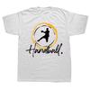 Novel Handball Athlete Design Cotton Street Style Short-Sleeve T-Shirt, Birthday Gift, Summer Athlete Sports T-Shirt for Men