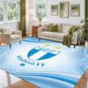 Malmö FF Design Kristall-Samt-Teppich Weich Dekorative Matte für Schlafzimmer Eingang