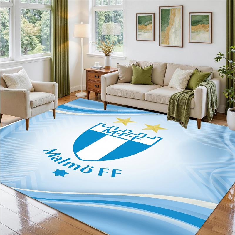 Malmö FF Design Kristall-Samt-Teppich Weich Dekorative Matte für Schlafzimmer Eingang