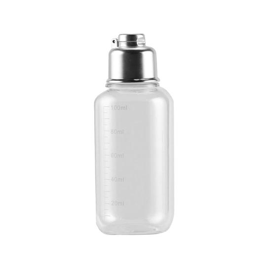 1/2/4Pcs 100ML Clear Fishing Storage Bottle with Scale Transparent Refillable PET with Empty Sealed Vial Liquid Container Fishing Accessories