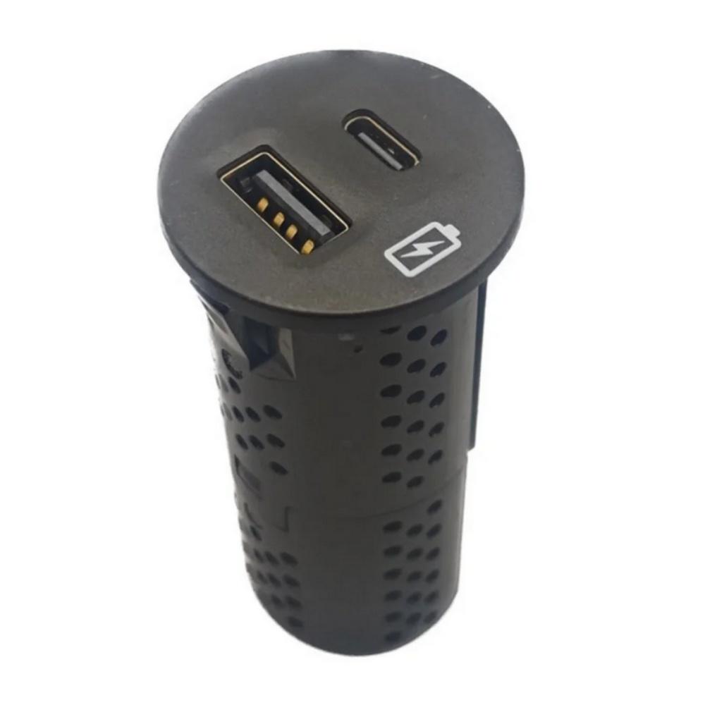 

Center Console USB Charger Plug Hub Type C LU5T-19J211 For Ford Bronco 2021-2022