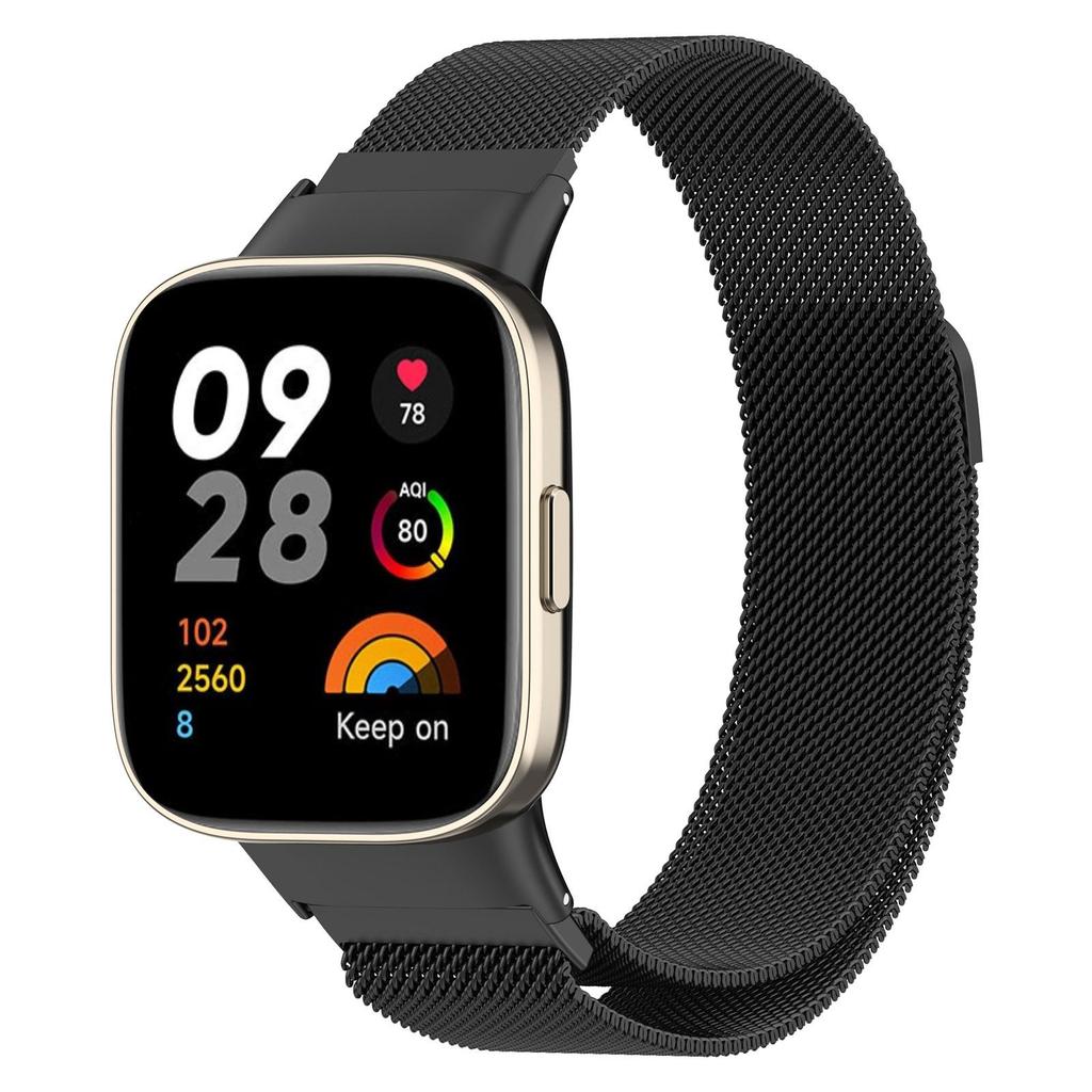 Steel Milan Magnetic Loop Strap For Redmi Watch 3 Active Smart Replacement Bracelet For Xiaomi Redmi Watch3 Metal Wrist Strap