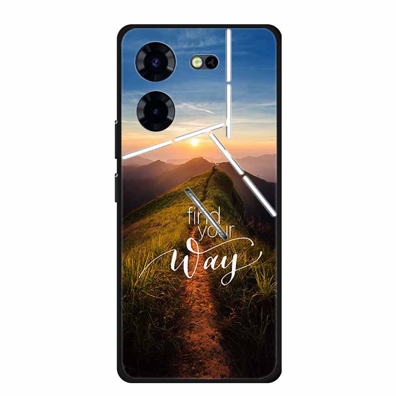Luxury Case For Tecno Pova 5 Pro 5G TPU Soft Silicone Back Cover for Tecno Pova5 Pro 2023 LH8n Phone Cases Cute 6.78" New etui