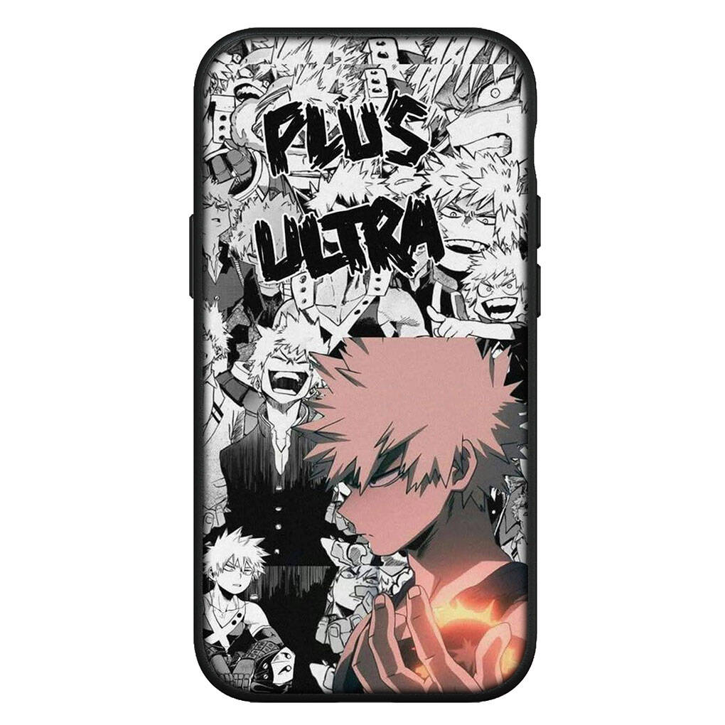 

Чехол для iPhone 17 16 15 Xiaomi Poco Redmi Note 14 13 12 Pro Max Samsung Galaxy S25 S24 S23 OPPO Huawei Бакуго Кацуки Моя геройская академия Чехол для телефона for iPhone 15