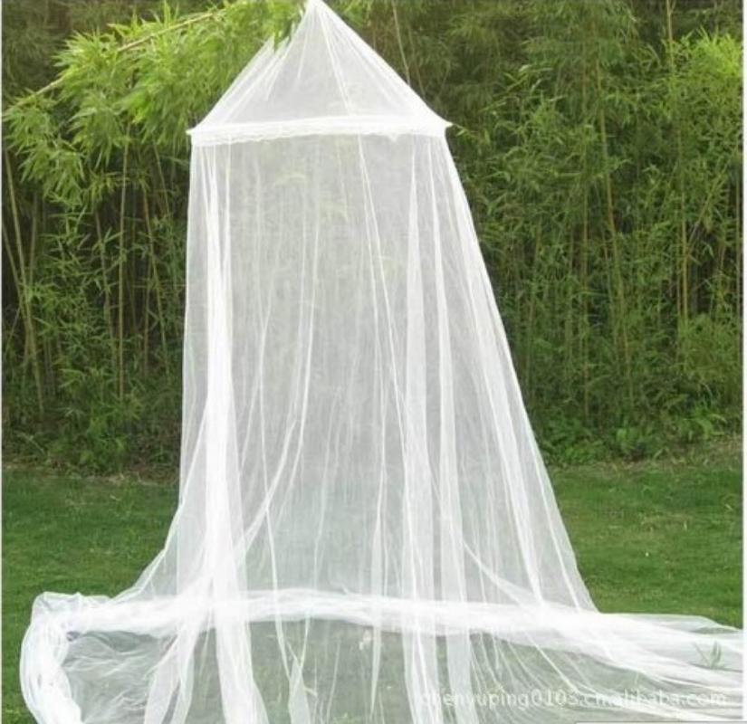 Summer Hung Dome Mosquito Net For Double Bed Summer Polyester Mesh Fabric Home Bedroom Adults Hanging Decor