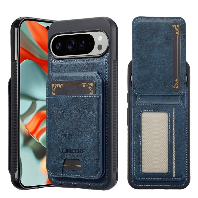 Magnetic Wireless Charging Leather Wallet Phone Case For Google Pixel 10 Pro XL 9 9A 8 8A 7 7A Pixel9 Pixel8 Pixel7 Flip Cover