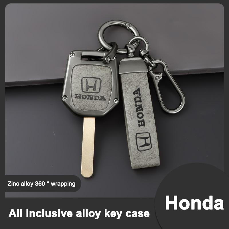 Car Key Case Cover Holder Shell For Honda Accord CRV Pilot Civic 2003 2007 2008 2009 2010 2011 2012 2013 Keychain Accessories