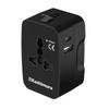 Kashimura Auslands-Reiseadapter Typ USB A/C/O/BF A+C 2,4A NTI-515