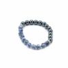 Sodalite Gemstone Bracelet Faceted Magnetic