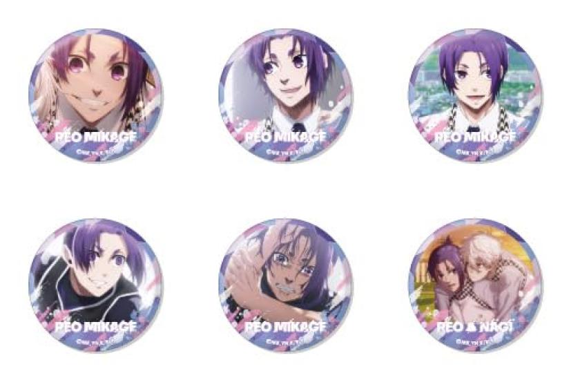 

Blue Lock Can Badge Set 2 ~Mikage Reo s Full Selection~