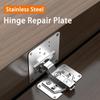 1Pcs Stainles Steel Cupboard Door Hinge Repair Plate Doors Window Installation Hinge Fixing Plate Household Hardware Accessories