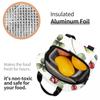 Ladybug On The Four Leaf Grass Insulated Lunch Bag for Kids School Cooler Thermal Food Box Tote Leakproof Lunch Boxes Container