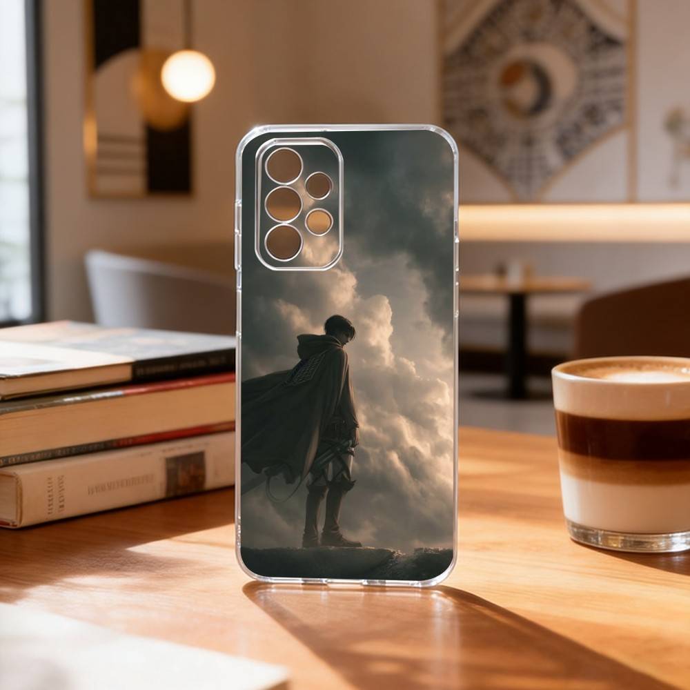 A-Attack on Titan L-Levi A-Ackerman  Phone Case Transparent Silicone Soft For Samsung S25,S24,S21,S22,S23,S30,Ultra,S20,Plus,Fe