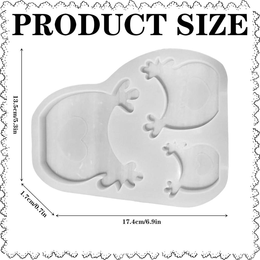 Hen Candle Mould Chicken Silicone Molds Ornament Molds Animals Castings Molds Handmade Plasters Molds Craft Supplies