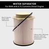6.7L Fuel Filter Water Separator 68157291AA for 2010-2022 Ram 2500 3500 4500 5500 6.7 Turbo Diesel Engines Replacement for Ram 6.7L L6 Cummins Diesel