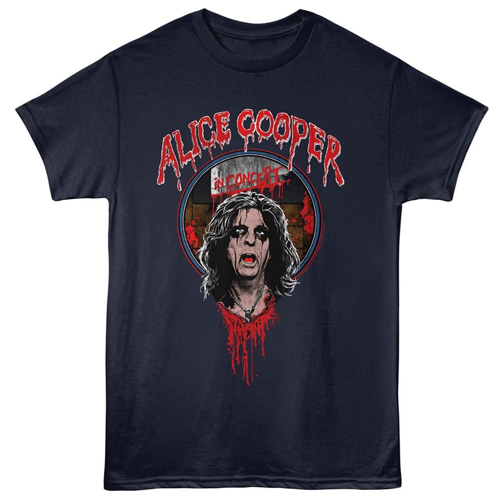 Alice Cooper In Concert Blood Photo Men s T Shirt XXXL