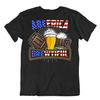 Wonderful Time For Beer Beach Holiday America Bottle T‑Shirt