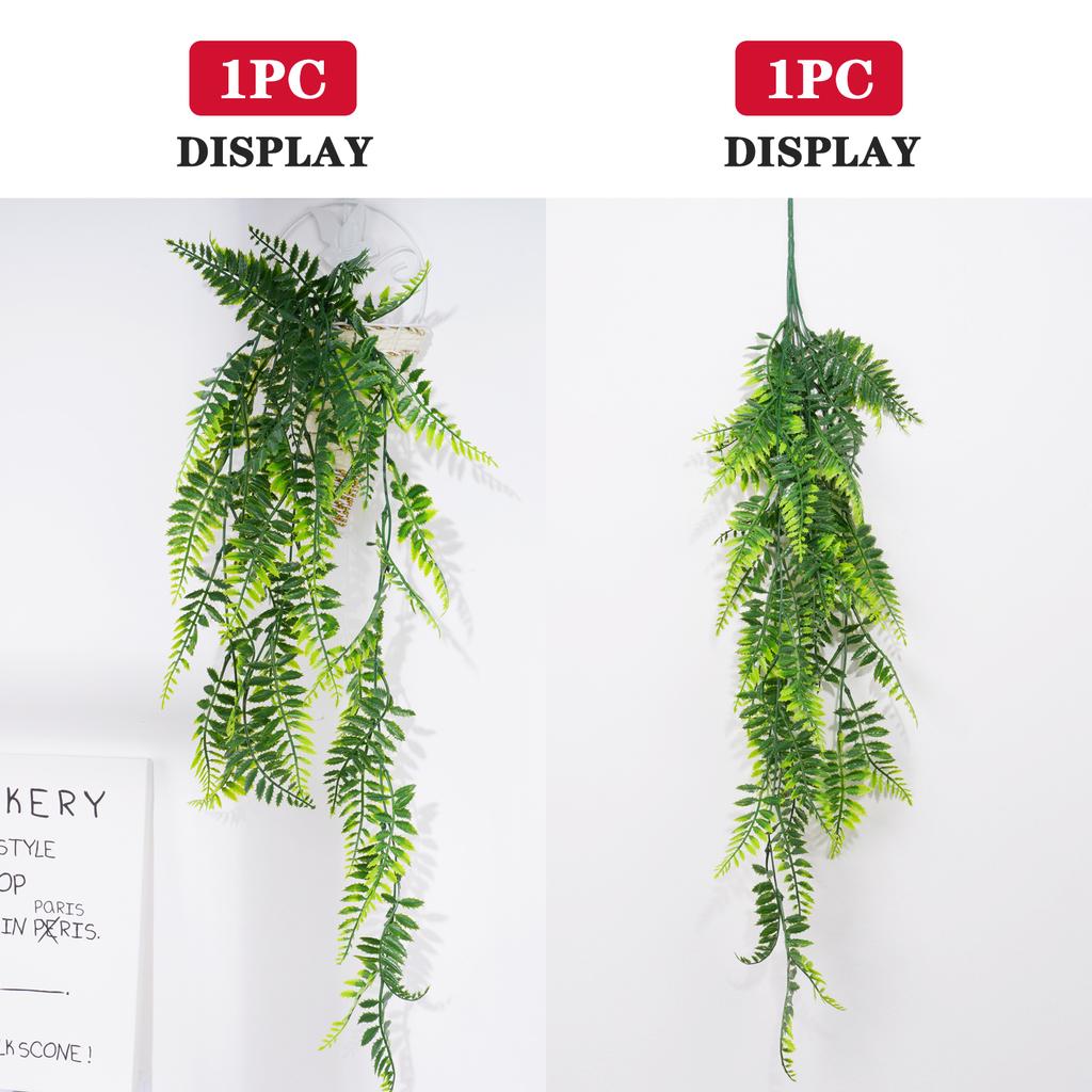 Artificial Plant Fern Leaves Persian Vines Room Home Garden Decoration Accessories Wedding Wall Party Hanging Balcony Decoration