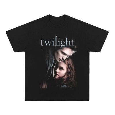 Unisex Cotton T-shirt Tee Casuai Short Sleeve Crewneck Top Fashion Streetwear Autumn Shirt  Twilight Graphic T-Shirts Vintage