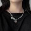 Internet Celebrity Necklace Cool Female Collarbone Chain Does Not Fade Student Personality Hipster Hip Hop Neck Chain Bouncing Accessories