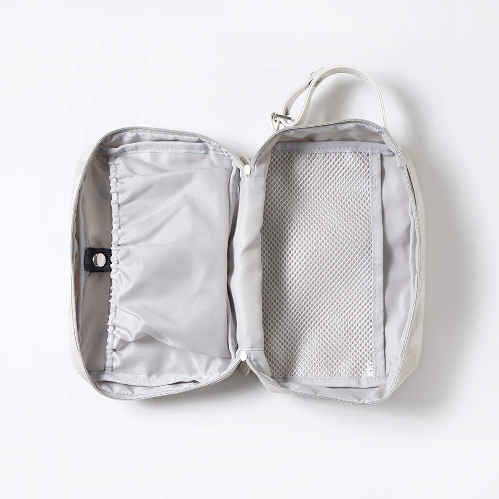 Naomi Ito 10mois Diaper Pouch 1 piece 19131011 mère One-Touch (with Flap), Pierre, (x 1)