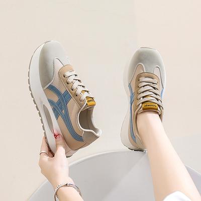Ins Korean Version of the New Dad Shoes for Women 2025 Spring Student Running Sports Thick-soled Heightening Casual Shoes KT2692