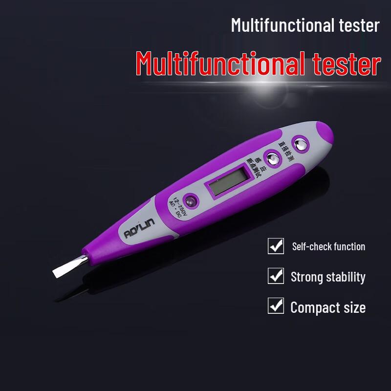 

Bayou Digital Luminous Blue Screen Voltage Tester Pen CN plug (adapter included)