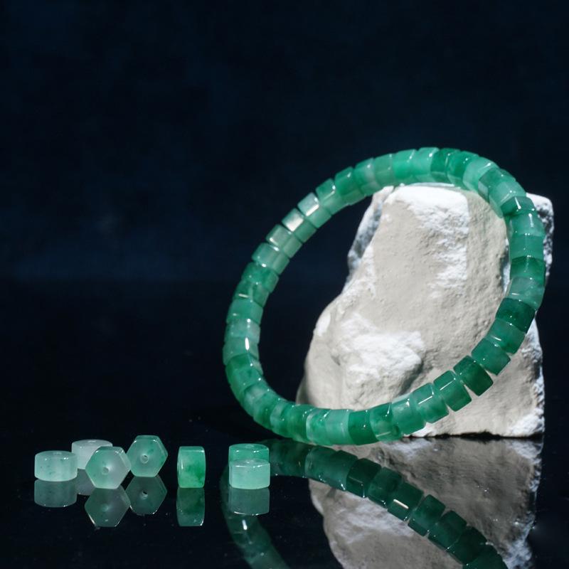 Natural African Green Gemstone Round Beads for Bracelets and DIY Jewelry Accessories