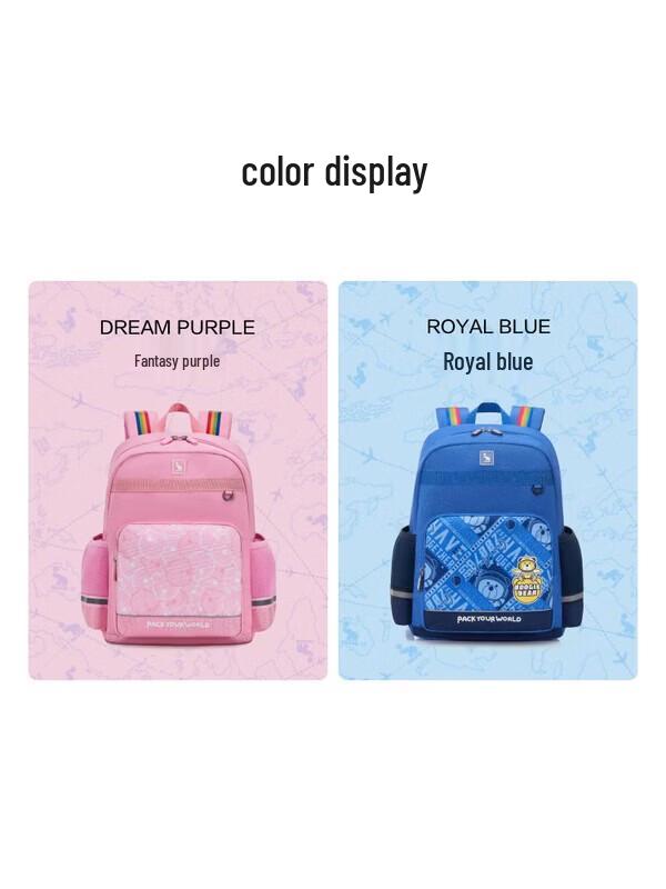 OIWAS Lightweight Spine Protection Kids  School Backpack