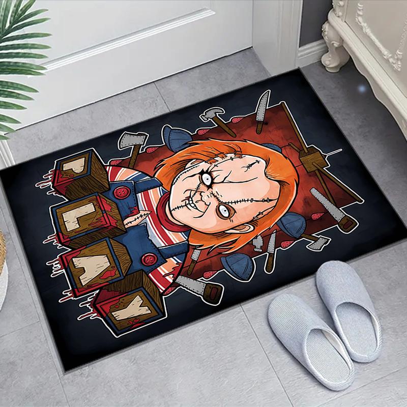 1pc Chucky2 Design Area Rug - Non-Slip, Soft & Cozy Floor Mat for Living Room, Bedroom, Office - Indoor/Outdoor Decorative Carpet