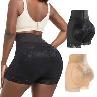 Damen Bauchstraffungshose, pfirsichfarbene Hüft-Lifting-Hose, große Größe, hohe Taille, formendes Höschen