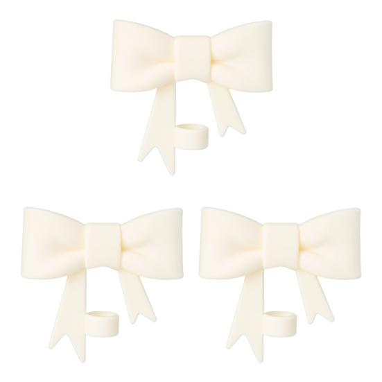 3 ks silikonové čepičky na brčka Bowknot brčka na brčko o průměru 10 mm Opakovaně použitelné nástavce na brčka Chrániče pro skleničky Stanley 40 Oz