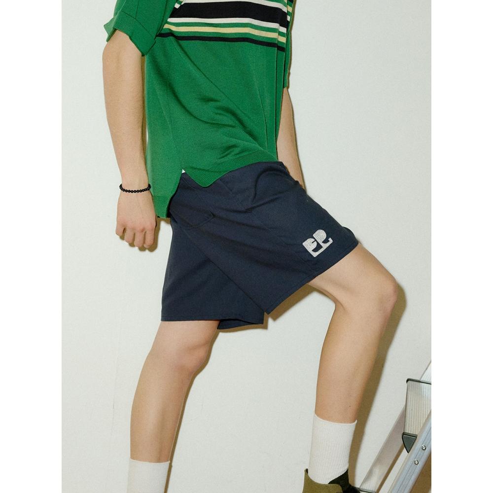 

Полубрюки с льняной окантовкой FREI ТЕМНО-СИНИЕ