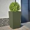 VidaXL Planter Olive Green 45x45x75 Cm Steel, Outdoor Planter, Flower Box, Garden Box, Planter of 851100